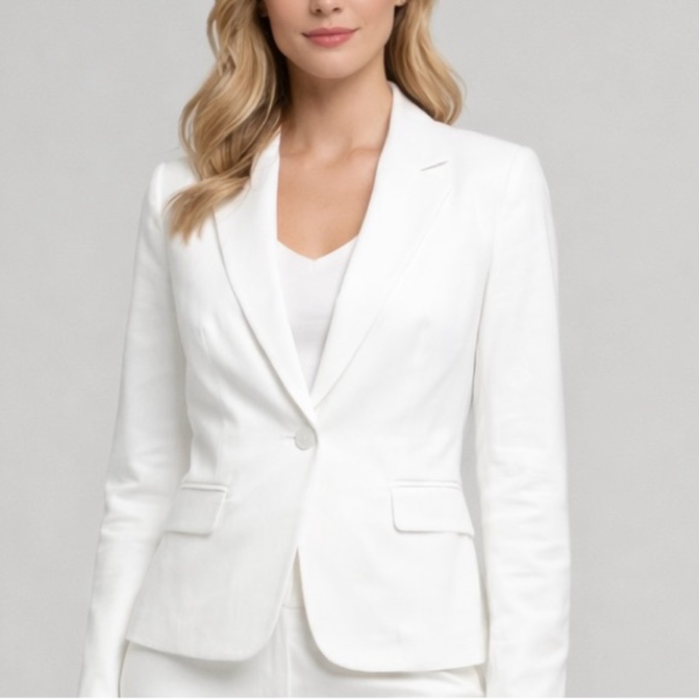 Express Elegant White Women's Blazer